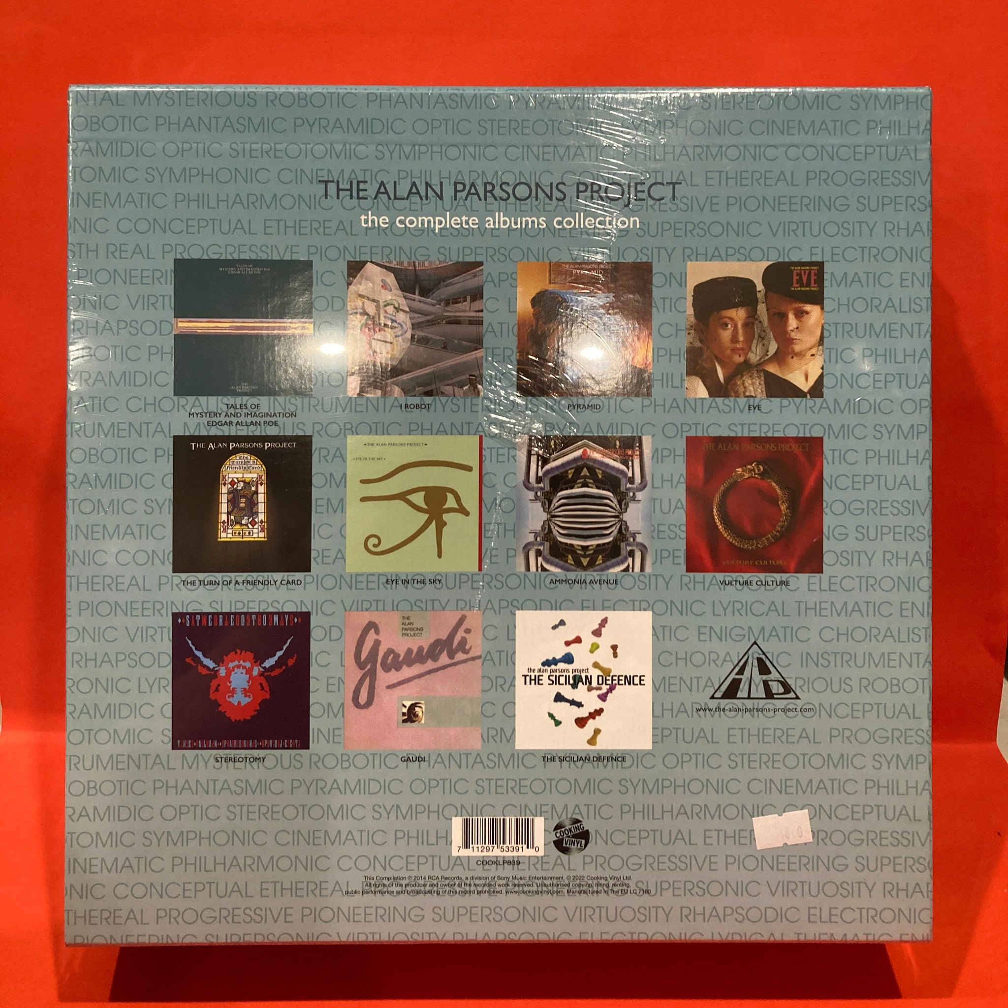 THE ALAN PARSONS PROJECT - COMPLETE ALBUMS COLLECTION- 11X LP