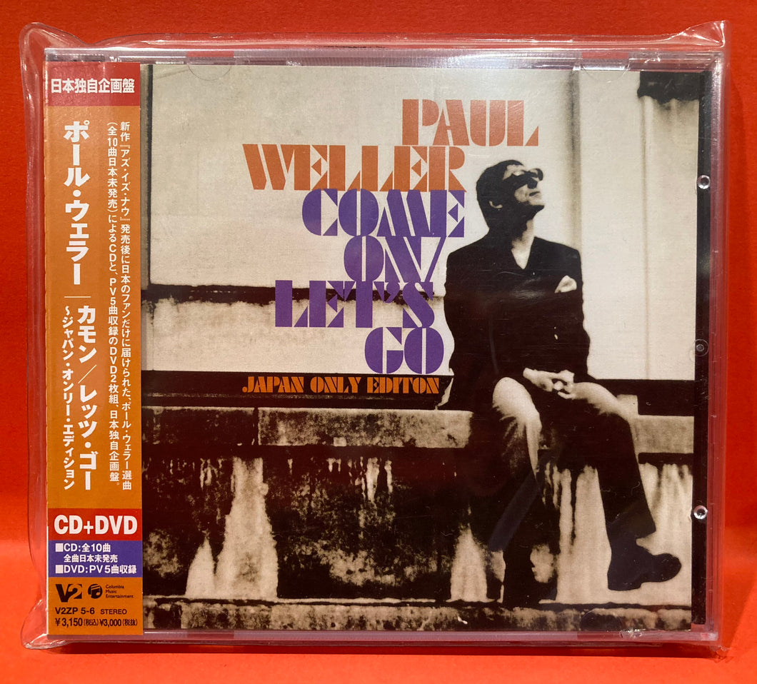 PAUL WELLER - COME ON/ LET'S GO - CD+DVD single/ep - JAPANESE ONLY PRESS