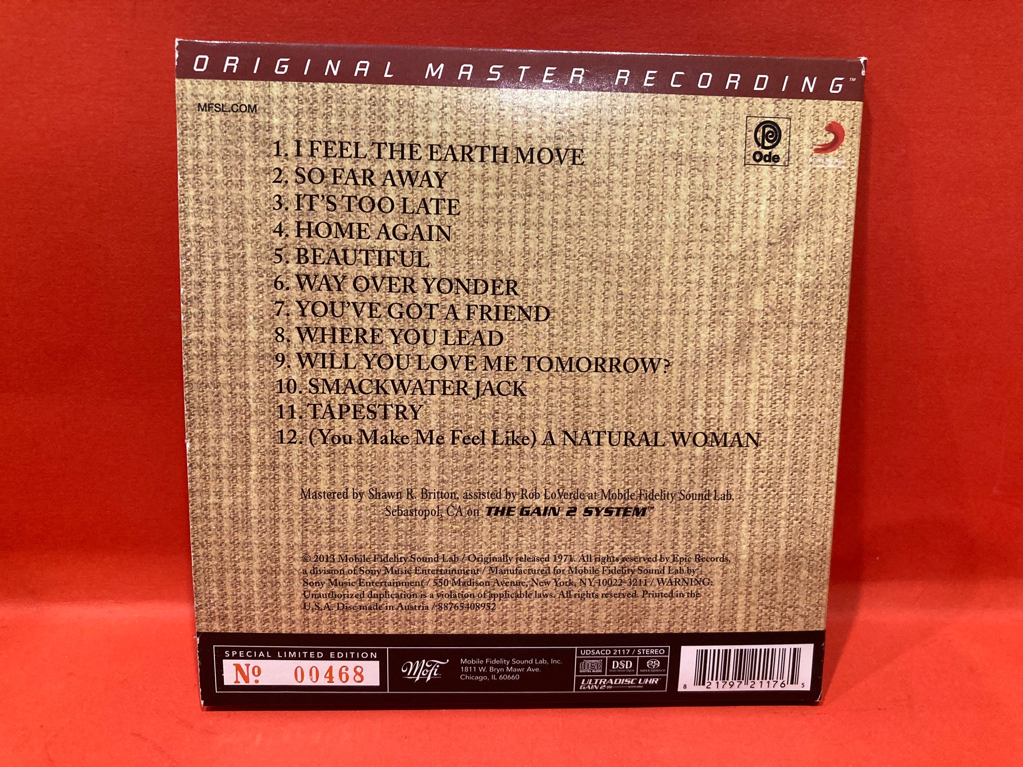 洋楽 Carole King Music Mobile Fidelity SACD Carole King - Music - MFSL / MOFI Mobile Fidelity Super Audio CD