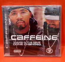 Load image into Gallery viewer, CAFFEINE - THINGS IN THE GAME DONE CHANGED - CD (NEW/SEALED)
