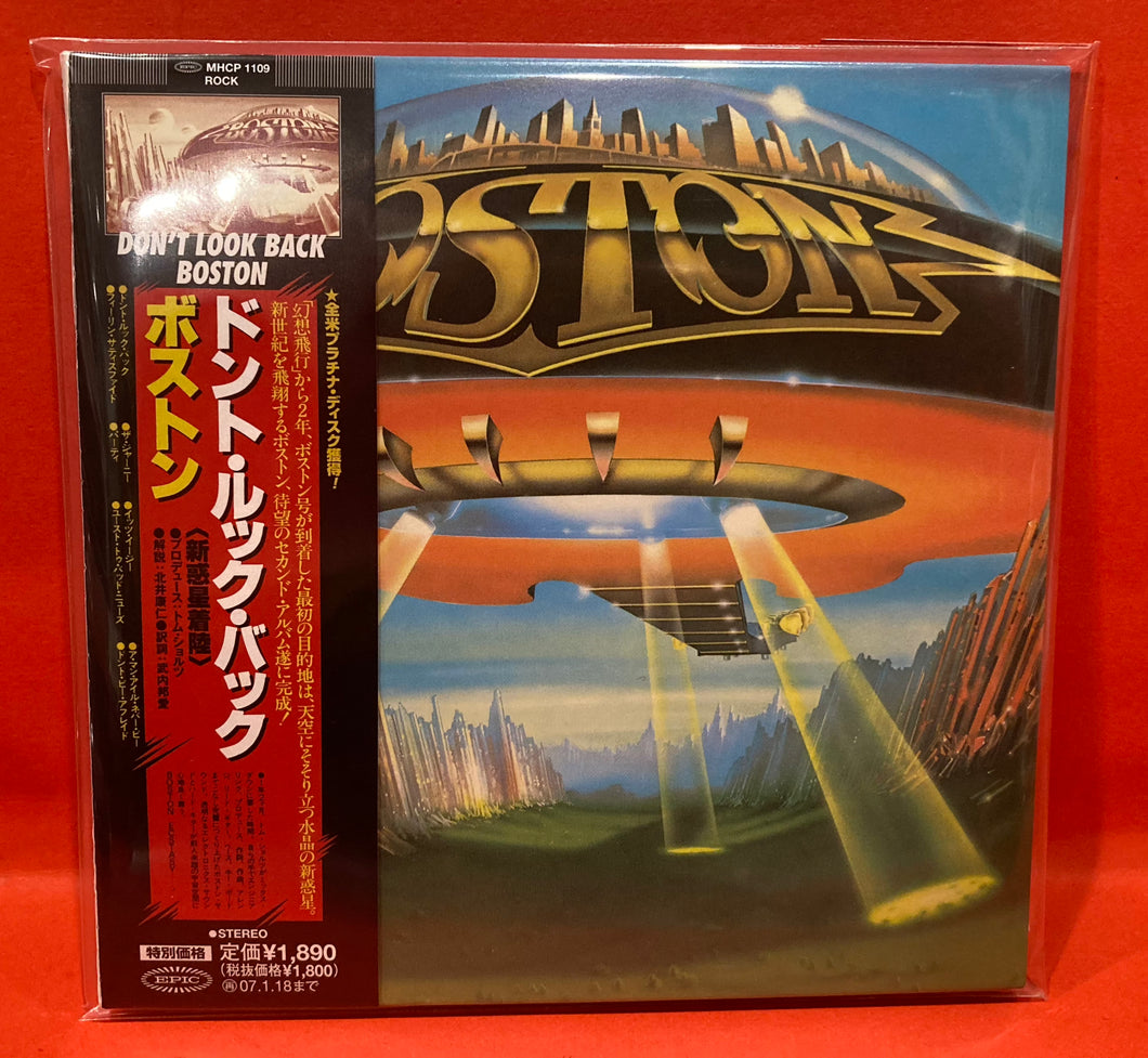 BOSTON- DON'T LOOK BACK CD - JAPANESE PRESS