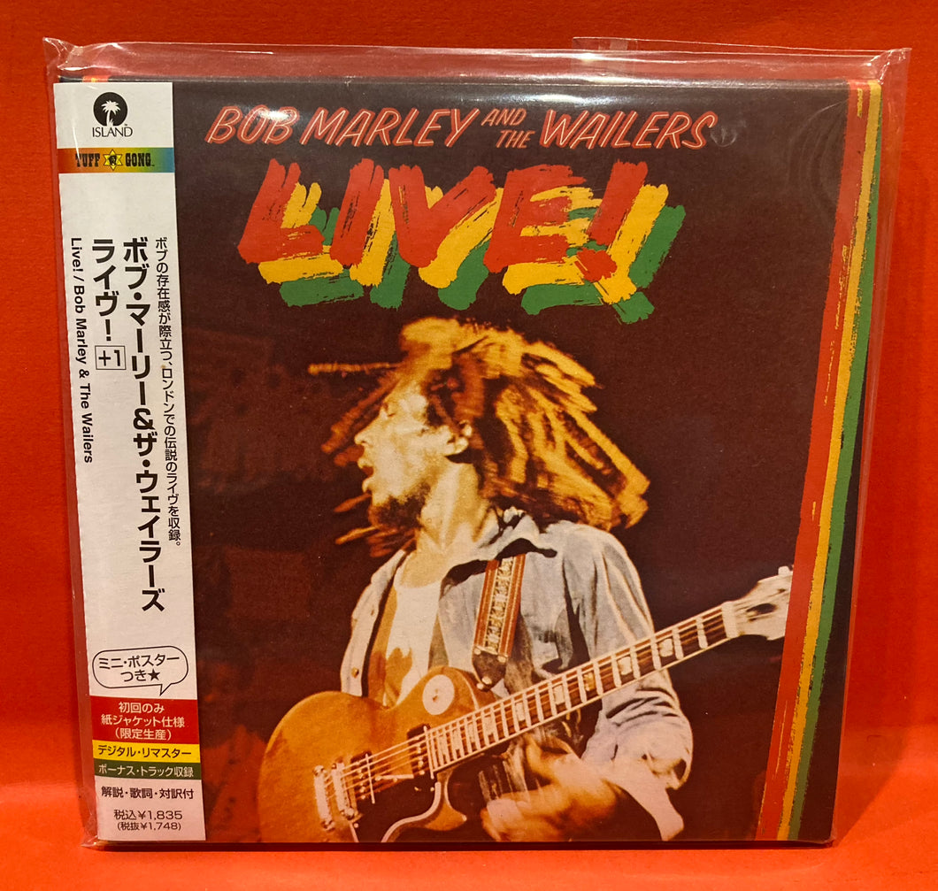 BOB MARLEY & THE WAILERS - LIVE! CD - JAPANESE PRESS