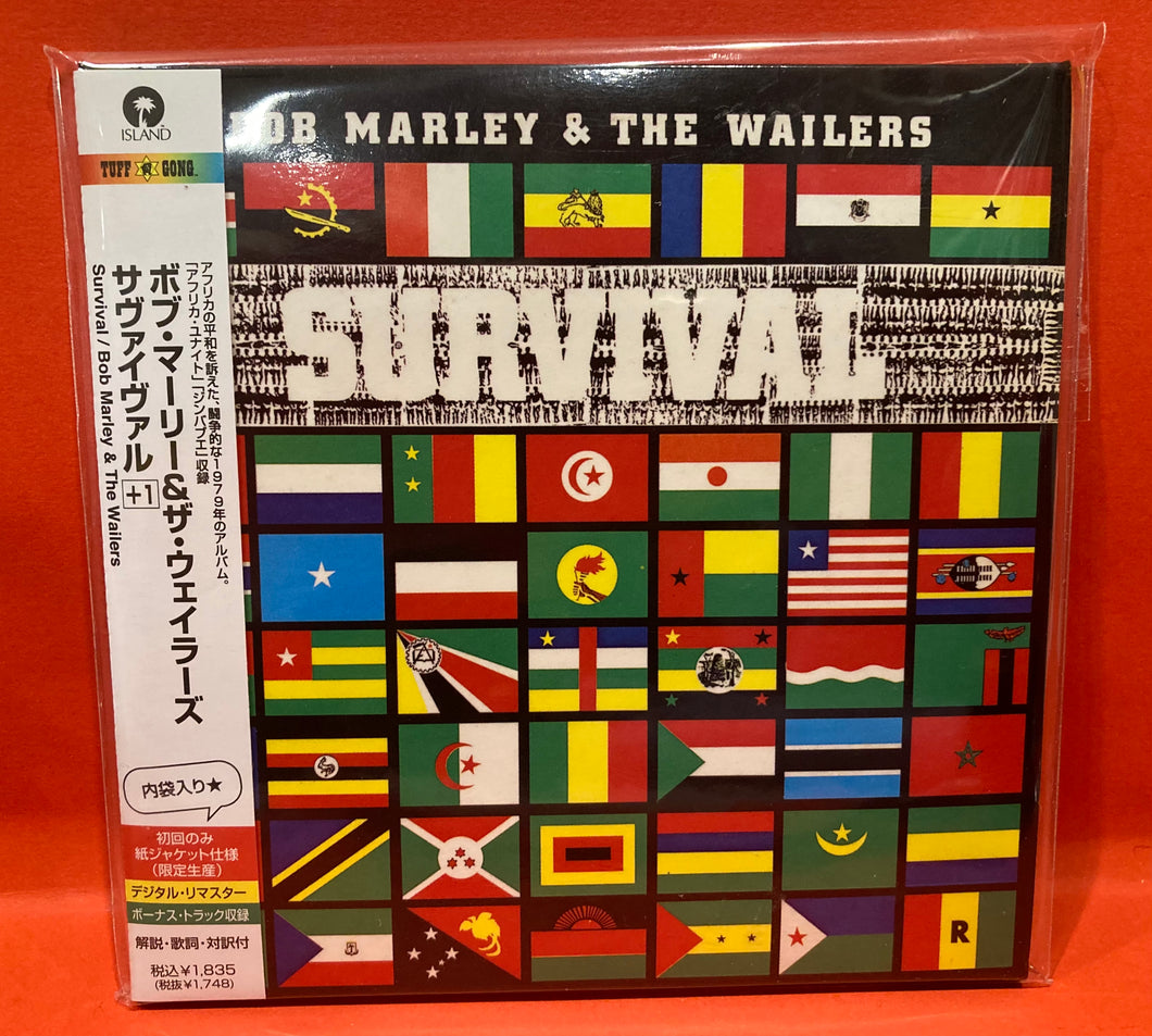 BOB MARLEY & THE WAILERS - SURVIVAL CD - JAPANESE PRESS