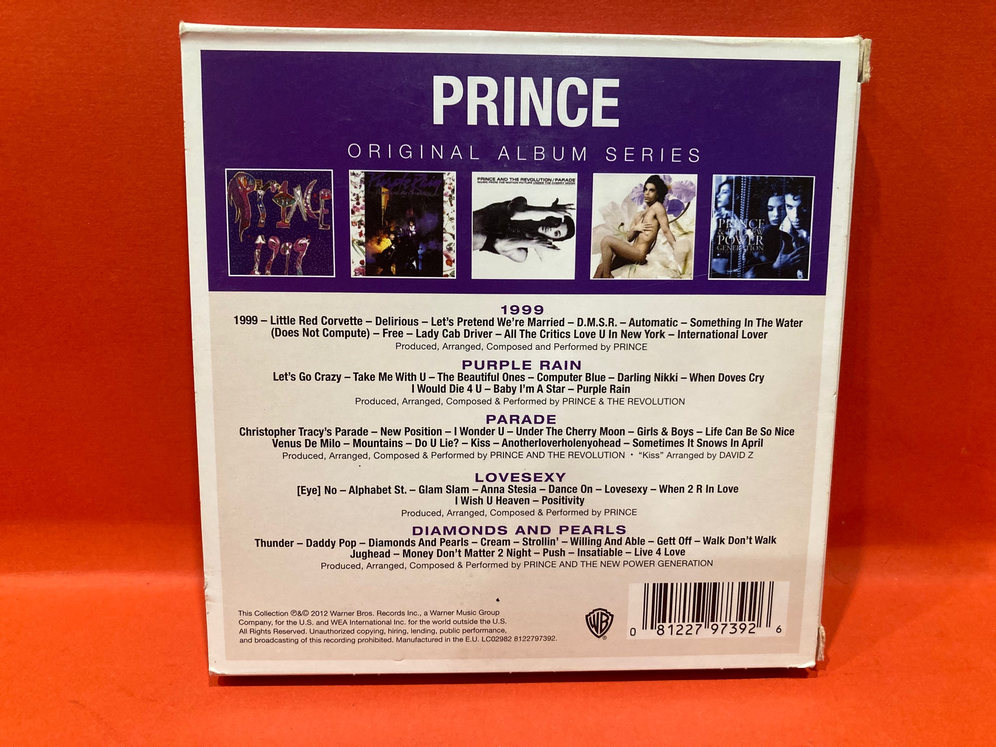 PRINCE - ORIGINAL ALBUM SERIES - 5 X CD SET – Dixon Recycled Records