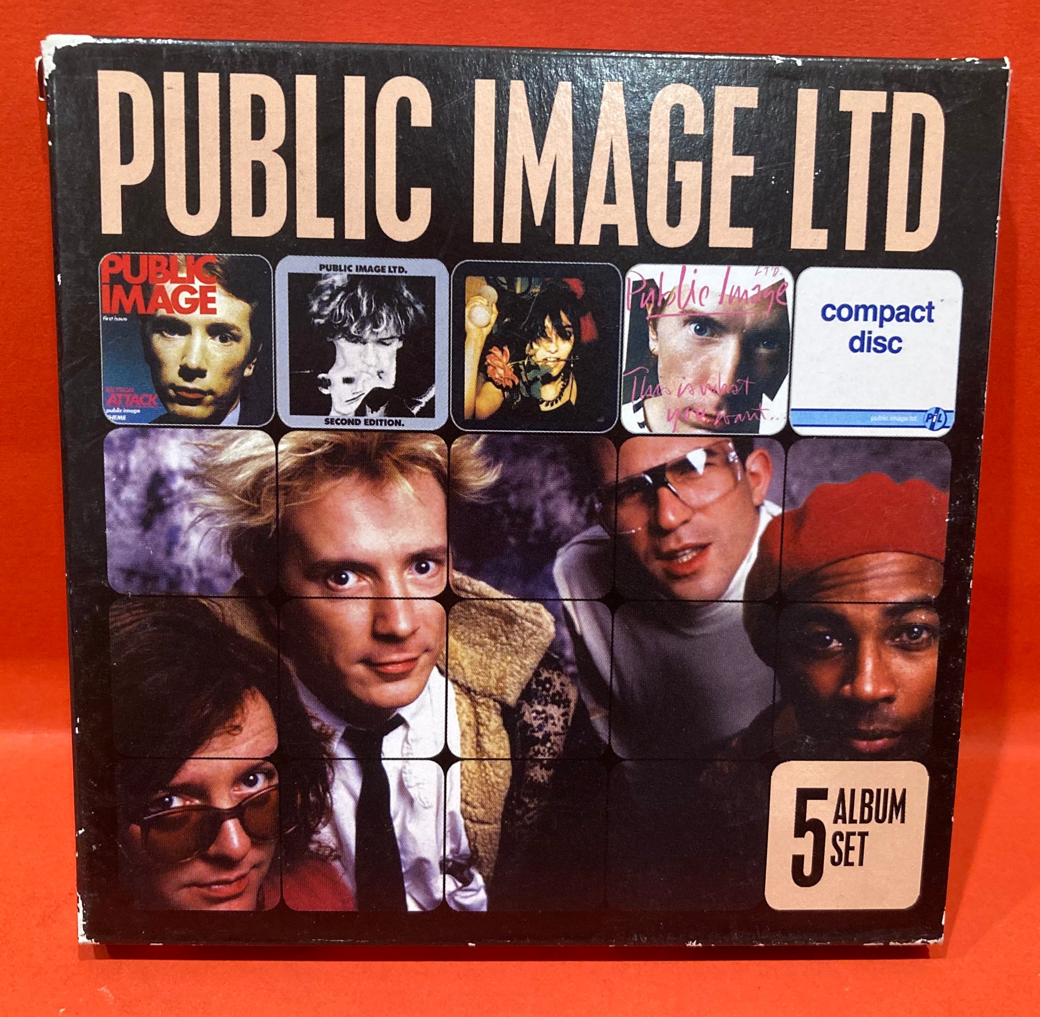 PUBLIC IMAGE LTD aka P.I.L. - 5 ALBUM SET - 5 X CD SET