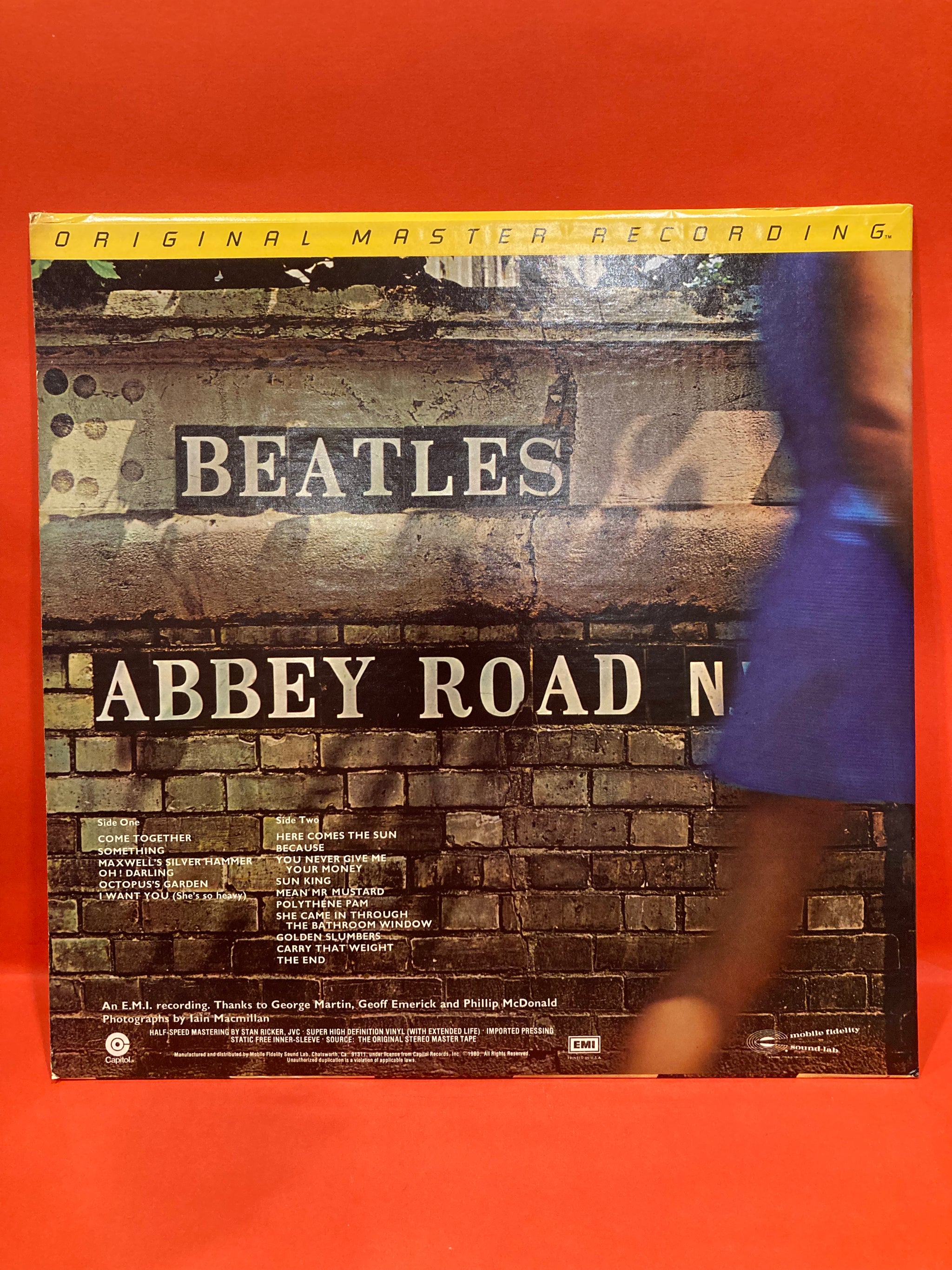 THE BEATLES - ABBEY ROAD LP - ORIGINAL MASTER RECORDING