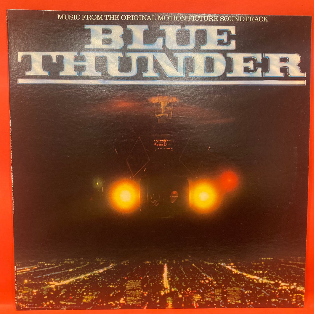 BLUE THUNDER - SOUNDTRACK LP by ARTHUR B. RUBENSTEIN  - VINYL O.S.T.