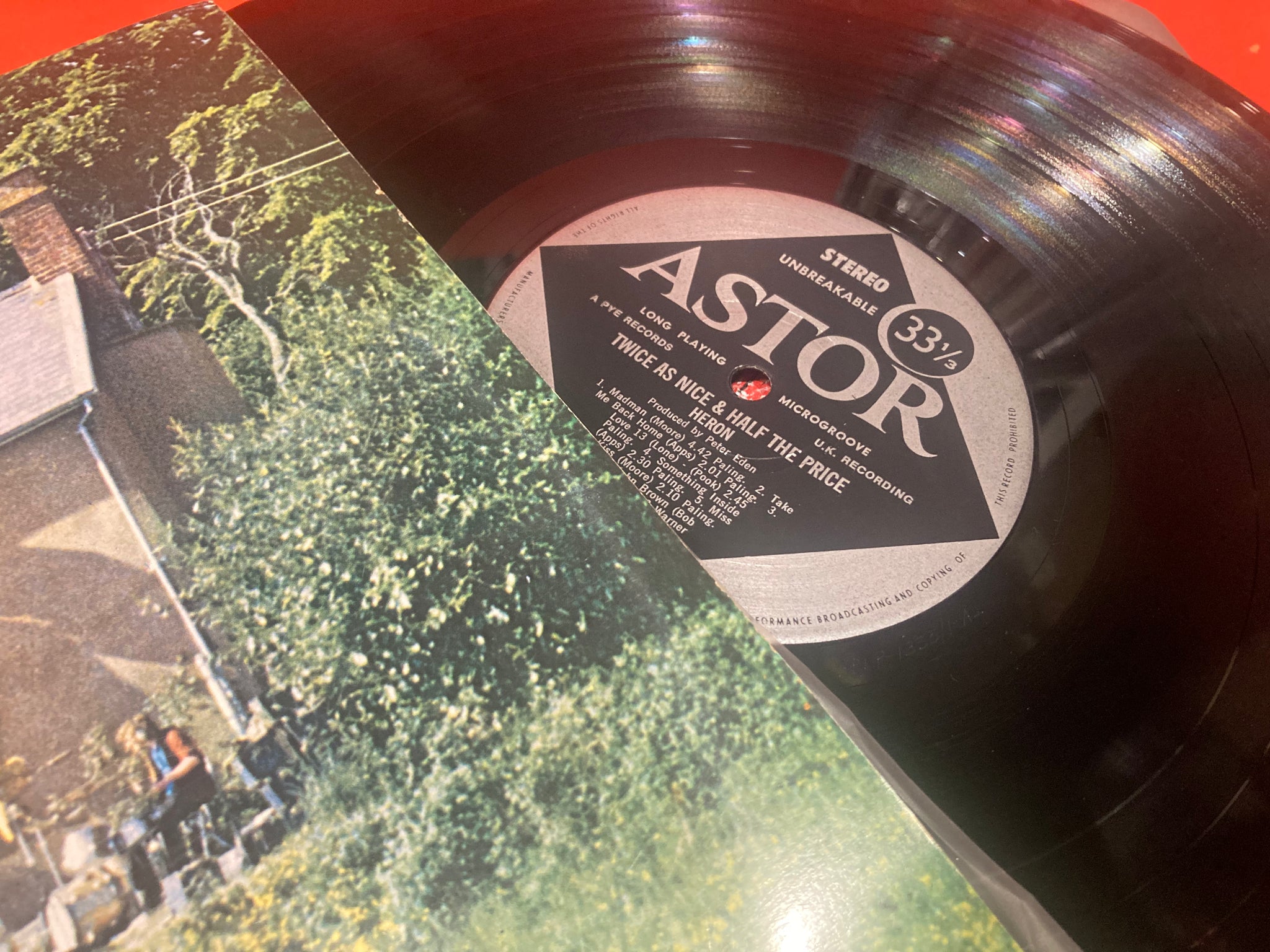 HERON - TWICE AS NICE & HALF THE PRICE 2X LP - VINYL (VG+/VG+) 