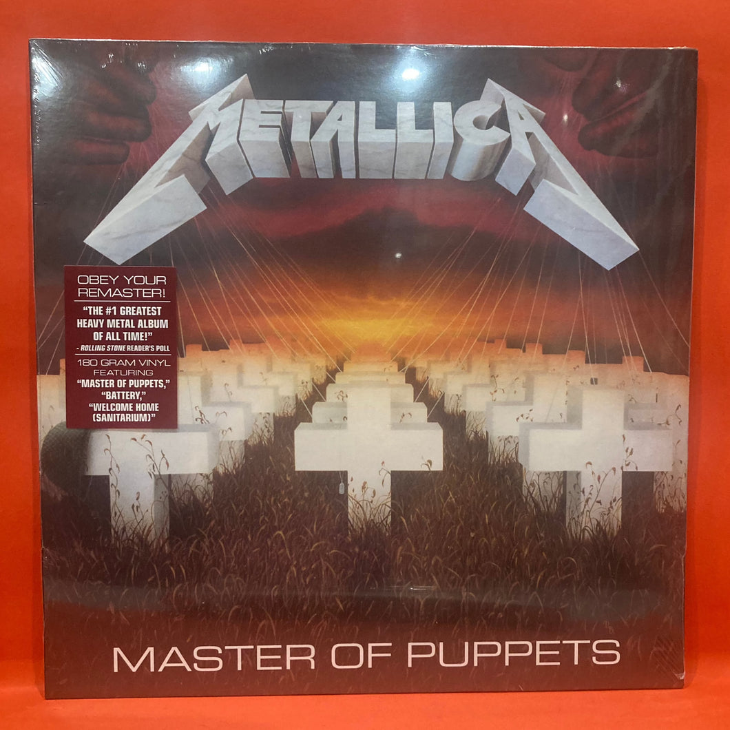 METALLICA - MASTER OF PUPPETS LP - 180g VINYL (NEW /SEALED)