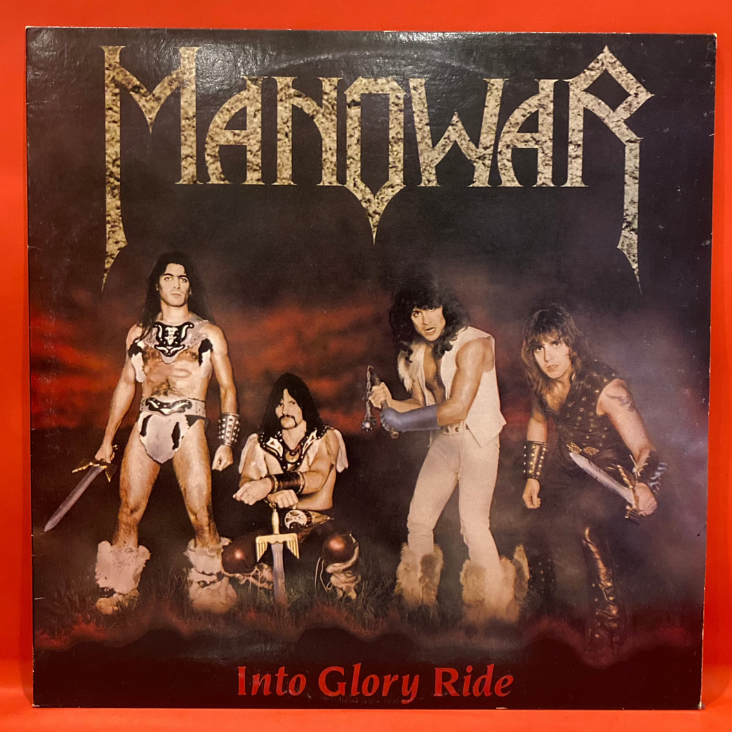 MANOWAR - INTO GLORY RIDE LP - VINYL- UK PRESS