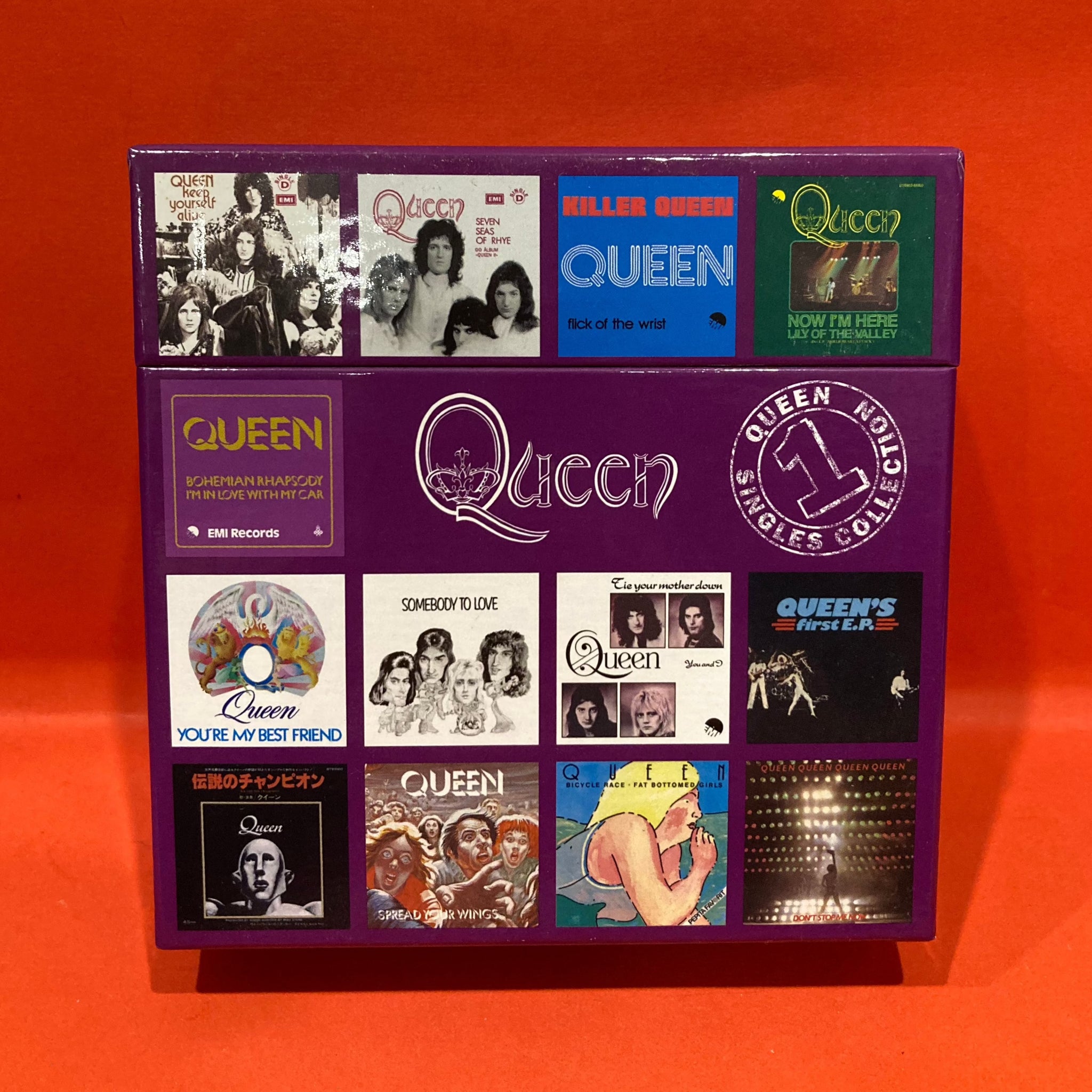 QUEEN SINGLES COLLECTION VOL. 1 - 13 CD BOX SET – Dixon Recycled QUEEN SINGLES COLLECTION VOL. 1 - 13 CD BOX SET – Dixon Recycled