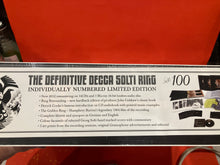 Load image into Gallery viewer, WAGNER - RING DES NIBELUNGEN - GEORG SOLTI  - 18 X CD + DVD+  BLU-RAY AUDIO - SUPER DELUXE BOX SET - CLASSICAL - SEALED/NEW

