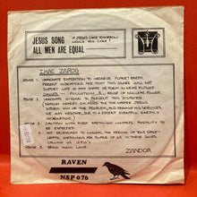 Load image into Gallery viewer, EVAN JONES - JESUS SONG  7" SINGLE - VINYL
