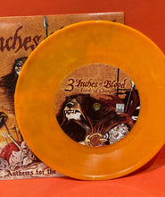 Load image into Gallery viewer, 3 INCHES OF BLOOD - ANTHEMS FOR THE VICTORIOUS 7" SINGLE  - ORANGE VINYL
