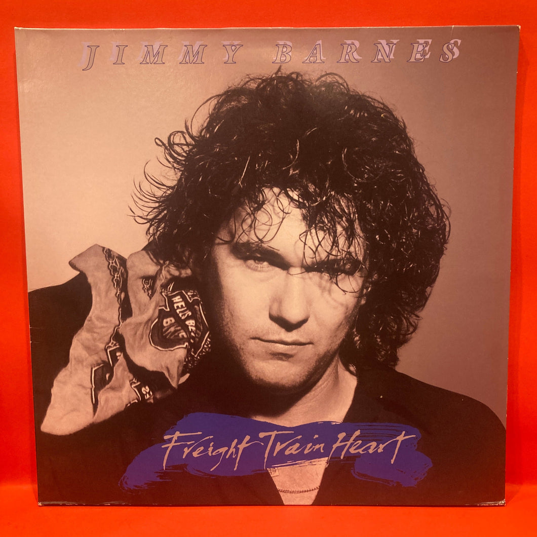 JIMMY BARNES - FREIGHT TRAIN HEART LP - OOP CLEAR VINYL PRESS