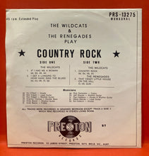 Load image into Gallery viewer, THE WILDCATS &amp; THE RENEGADES - PLAY COUNTRY ROCK - 7" EP - VINYL
