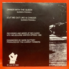 Load image into Gallery viewer, CARROT FARMERS - DINNER WITHT THE QUEEN -  7" SINGLE - VINYL
