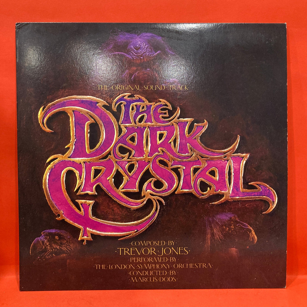 THE DARK CRYSTAL - SOUNDTRACK LP by TREVOR JONES & THE LONDON SYMPHONY ORCHESTRA- VINYL O.S.T. - INCLUDES POSTER!