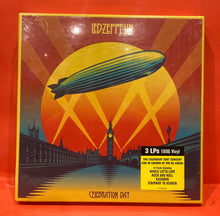 Load image into Gallery viewer, LED ZEPPELIN - CELEBRATION DAY - DELUXE LTD ED  3XLP BOX SET - VINYL  (MINT/ SEALED) OOP

