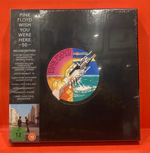 Load image into Gallery viewer, PINK FLOYD - WISH YOU WERE HERE -50- 4XLP + 2X CD + BLU-RAY + 7" - CLEAR VINYL BOX SET (NEW/SEALED)
