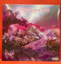 Load image into Gallery viewer, PEACH PRC - MANIC DREAM PIXIE - HEART SHAPED - PINK WITH WHITE SPLATTER "PIXIE DUST" VINLY EP
