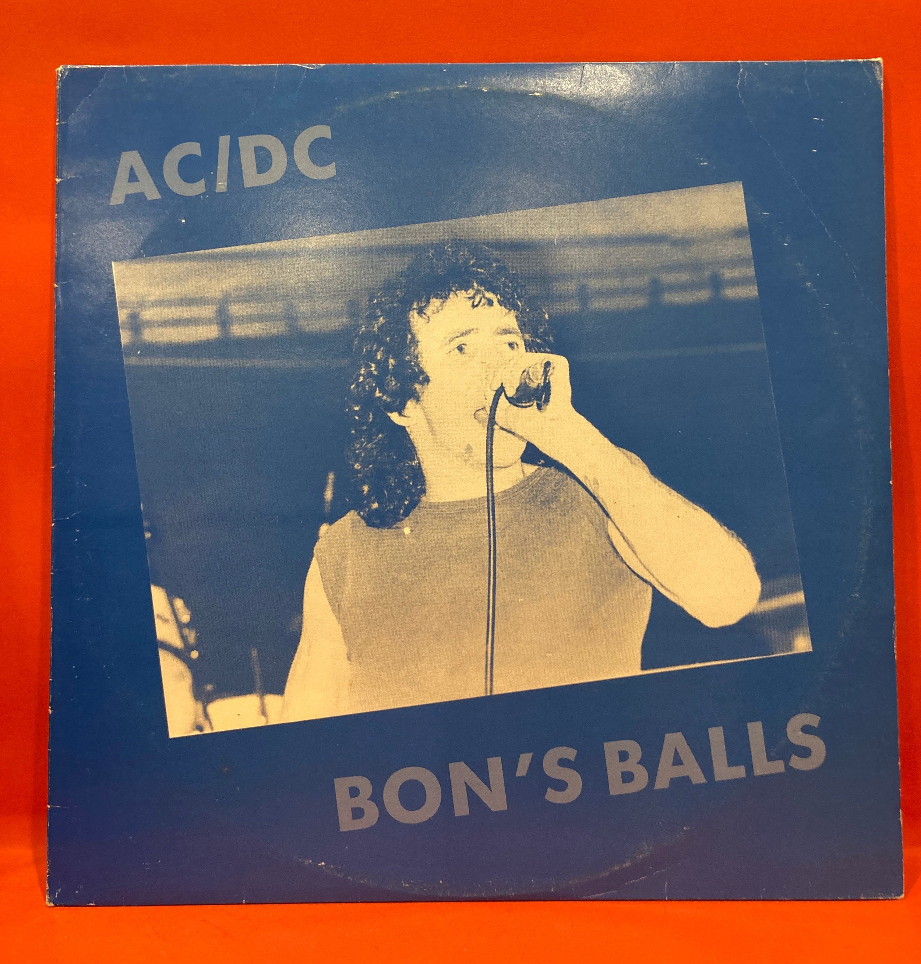 AC/DC - BON'S BALLS LP - VINYL - LIVE in 1977 – Dixon Recycled Records