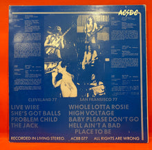 Load image into Gallery viewer, AC/DC - BON&#39;S BALLS LP - VINYL - LIVE in 1977
