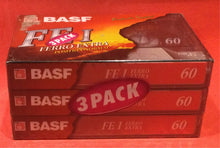 Load image into Gallery viewer, BASF FE I 60 - 3 PACK - BLANK CASSETTE - BRAND NEW
