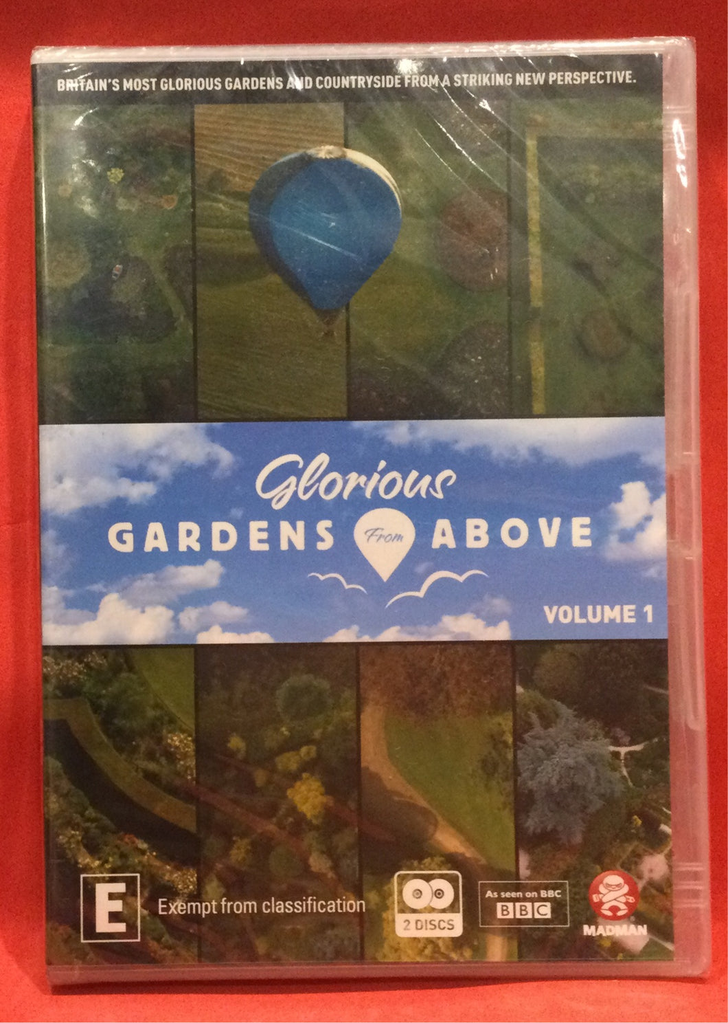 GLORIOUS GARDENS FROM ABOVE - VOLUME 1 - 2 DVD DISCS (SEALED)