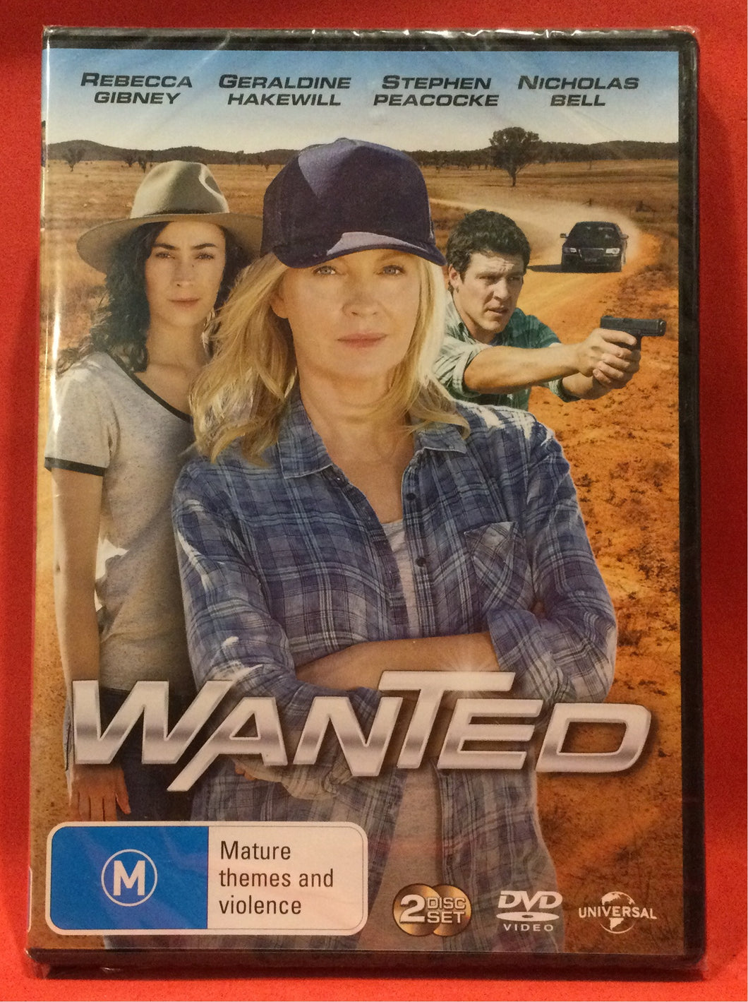WANTED - - REBECCA GIBNEY -  DVD (SEALED)
