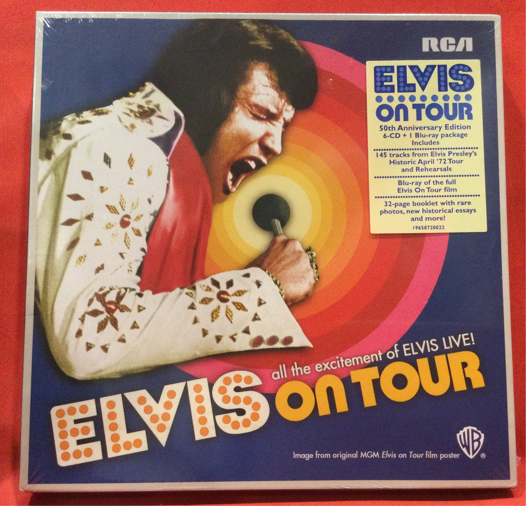 elvis presley on tour 50th anniversary 6 cd blu ray 