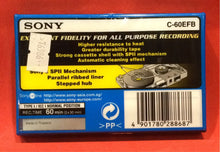 Load image into Gallery viewer, SONY EF 60 - BLANK CASSETTE - BRAND NEW
