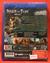 Load image into Gallery viewer, ATTACK ON TITAN - SEASON ONE - 4 BLU-RAY DISCS (SEALED)
