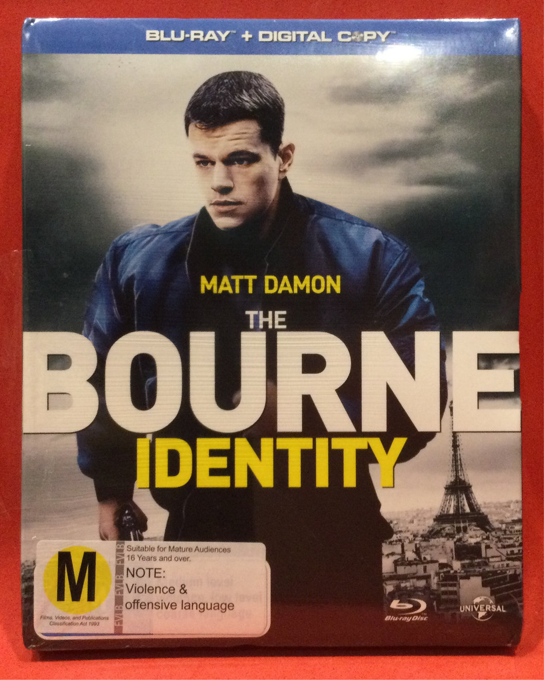 BOURNE IDENTITY MATT DAMON BLU-RAY