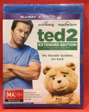 Load image into Gallery viewer, TED 2 - EXTENDED EDITION - BLU-RAY - DVD (SEALED)
