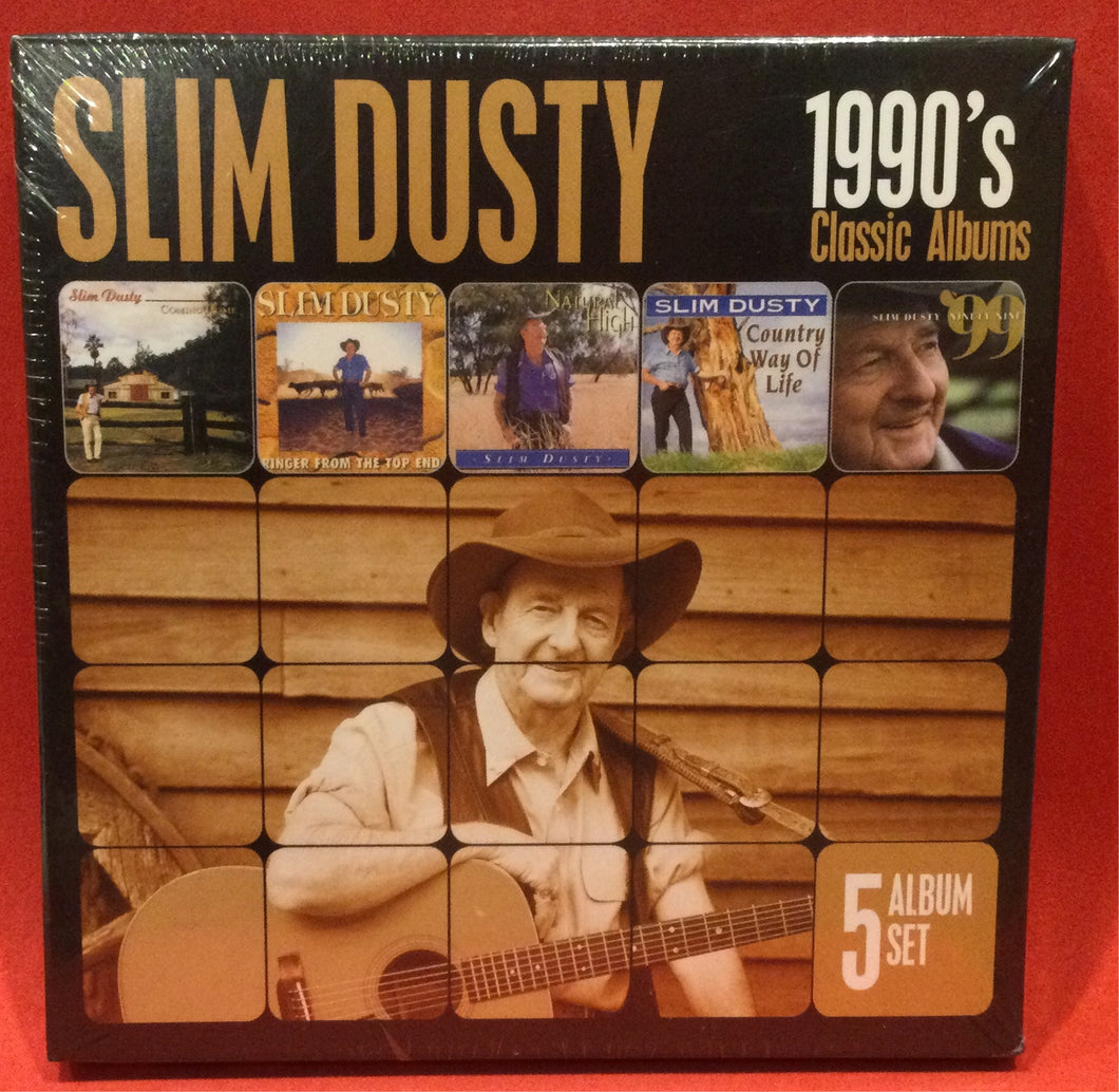 SLIM DUSTY - 1990'S CLASSIC ALBUMS - 5 ALBUM SET - 5 DISCS (SEALED)