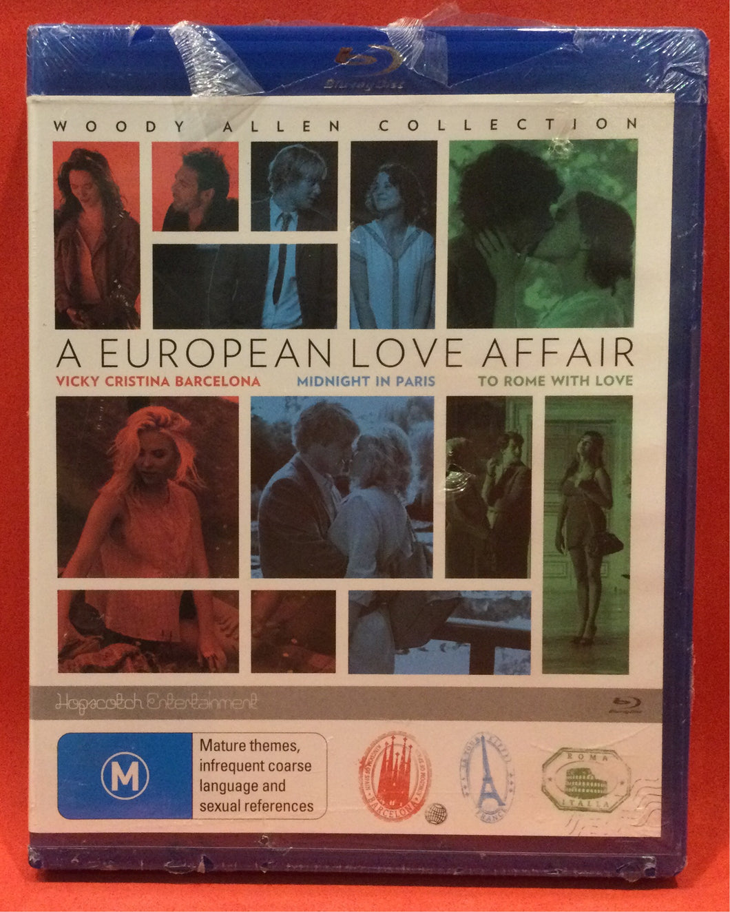 EUROPEAN LOVE AFFAIR WOODY ALLEN 3 FILMS BLU RAY