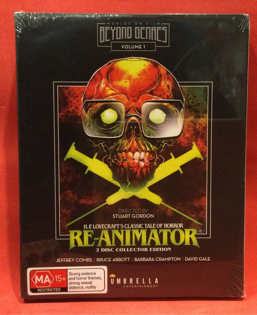 RE-ANIMATOR - BLU-RAY DVD - 2 DISCS (SEALED)