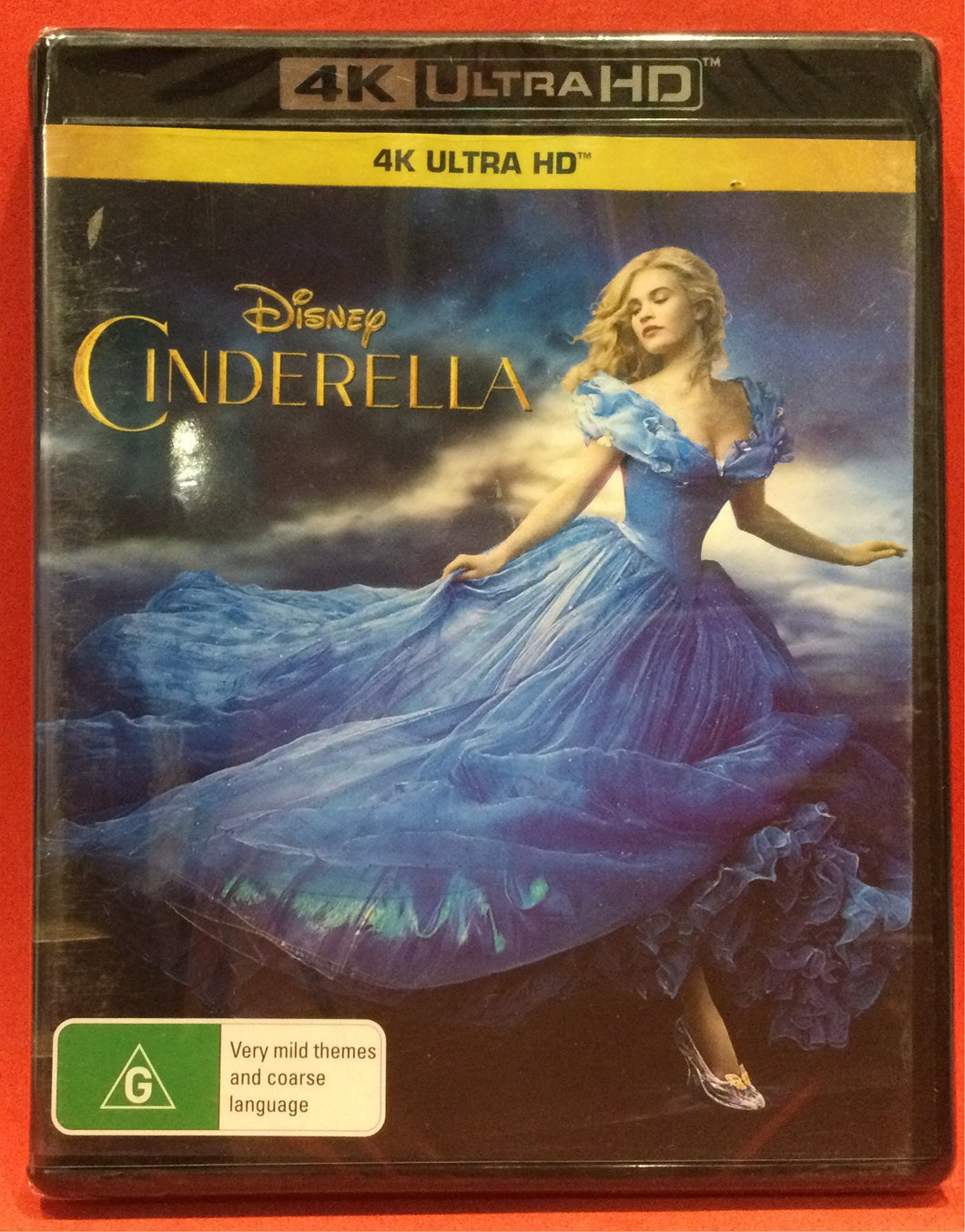 CINDERELLA - 4K ULTRA HD - DVD (SEALED)