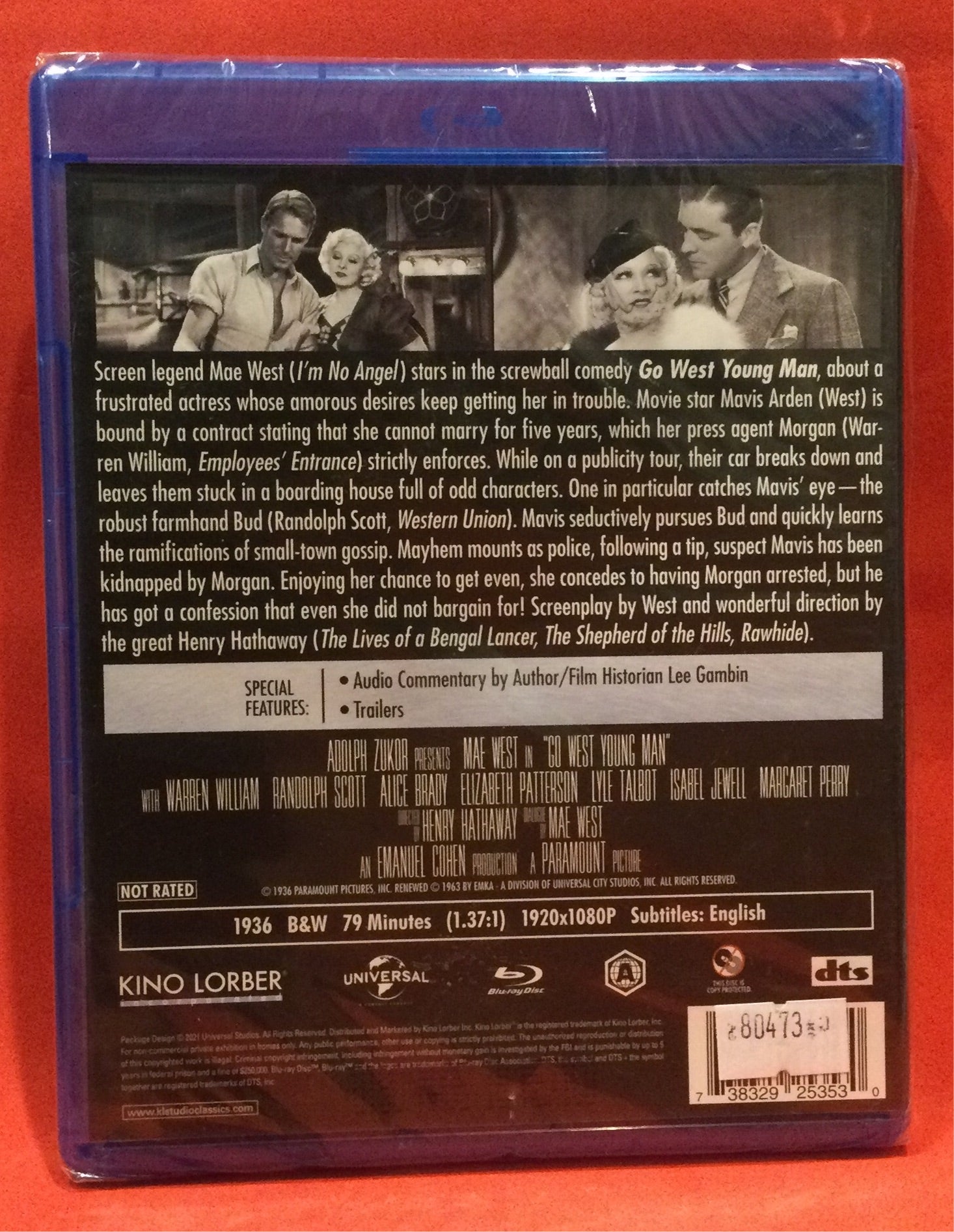GO WEST YOUNG MAN - BLU-RAY (SEALED) – Dixon Recycled Records