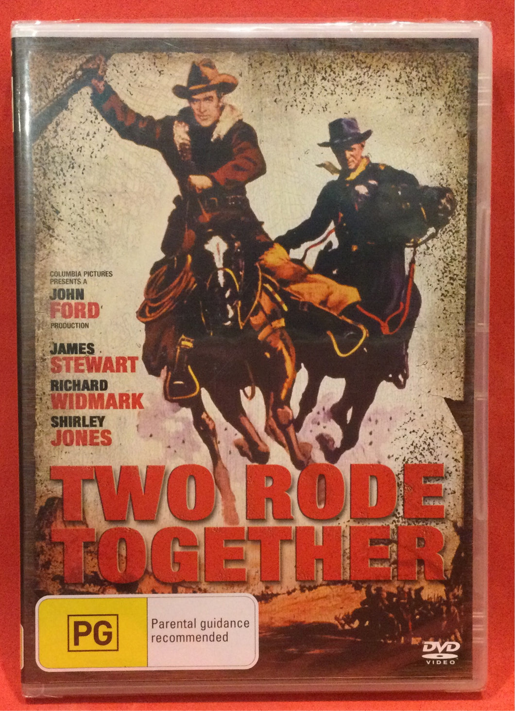 TWO RODE TOGETHER - DVD (SEALED)