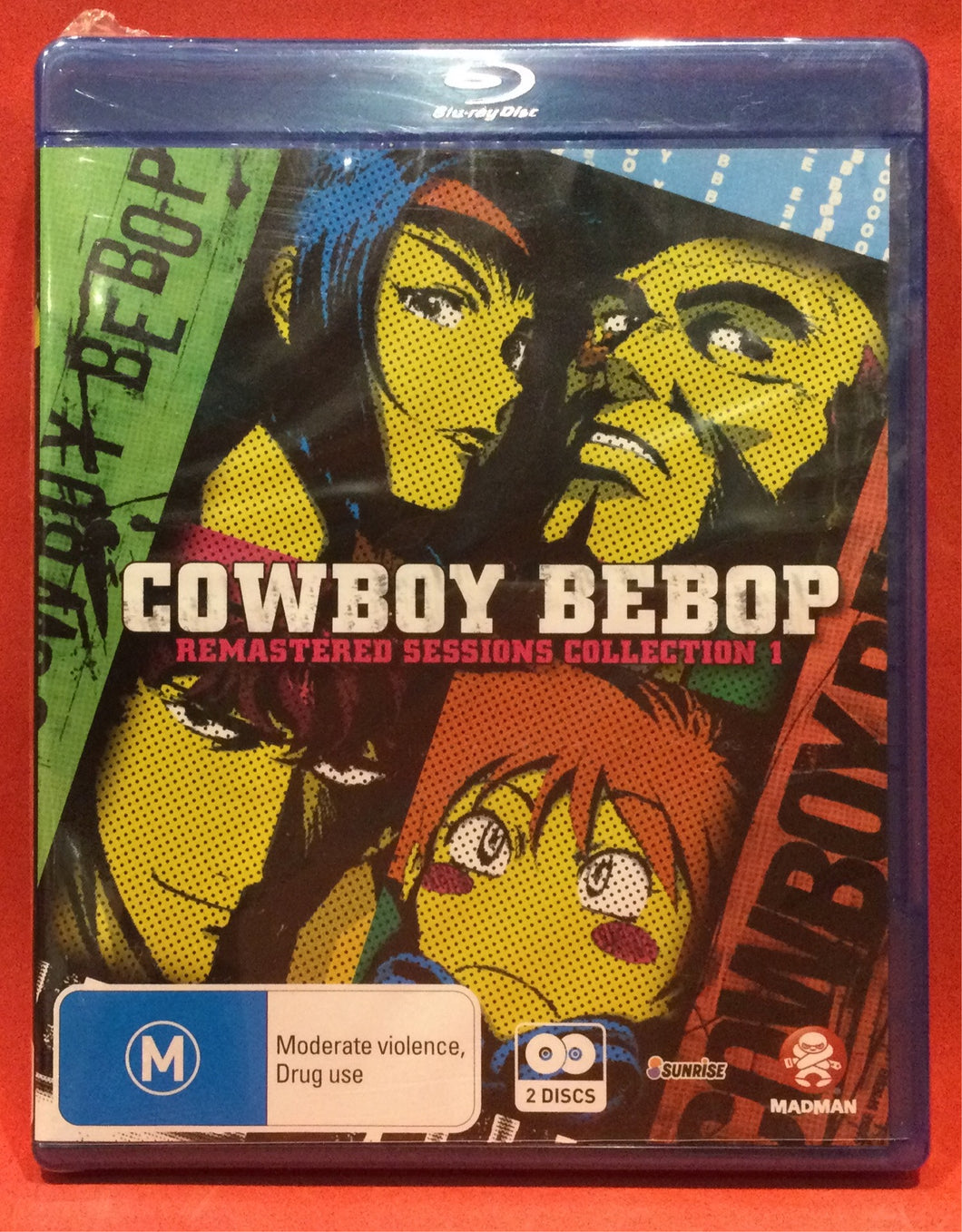 COWBOY BEBOP - REMASTERED - COLLECTION 1 - BLU-RAY - 2 DVD DISCS (SEALED)