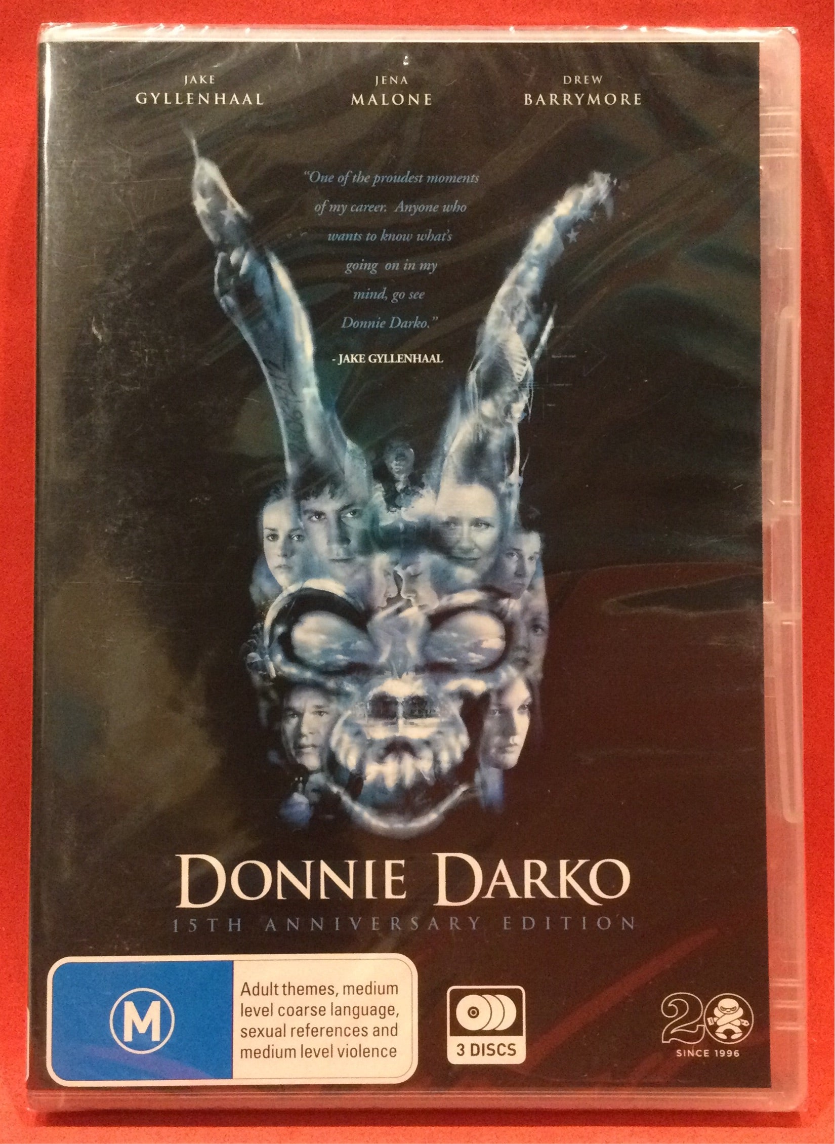 DONNIE DARKO - 15TH ANNIVERSARY EDITION - 3 DVD DISCS (SEALED ...