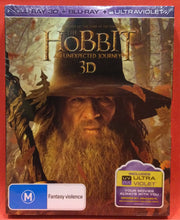 Load image into Gallery viewer, HOBBIT, THE - AN UNEXPECTED JOURNEY 3D - BLU-RAY (SEALED)
