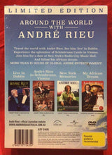 Load image into Gallery viewer, AROUND THE WORLD WITH ANDRE RIEU - 4 DISCS  - DVD (NEW/ SEALED)
