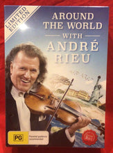 Load image into Gallery viewer, AROUND THE WORLD WITH ANDRE RIEU - 4 DISCS  - DVD (NEW/ SEALED)
