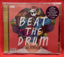 Load image into Gallery viewer, BEAT THE DRUM - CELBRATING 40 YEARS OF TRIPLE J -   3 CD SET (NEW / SEALED)
