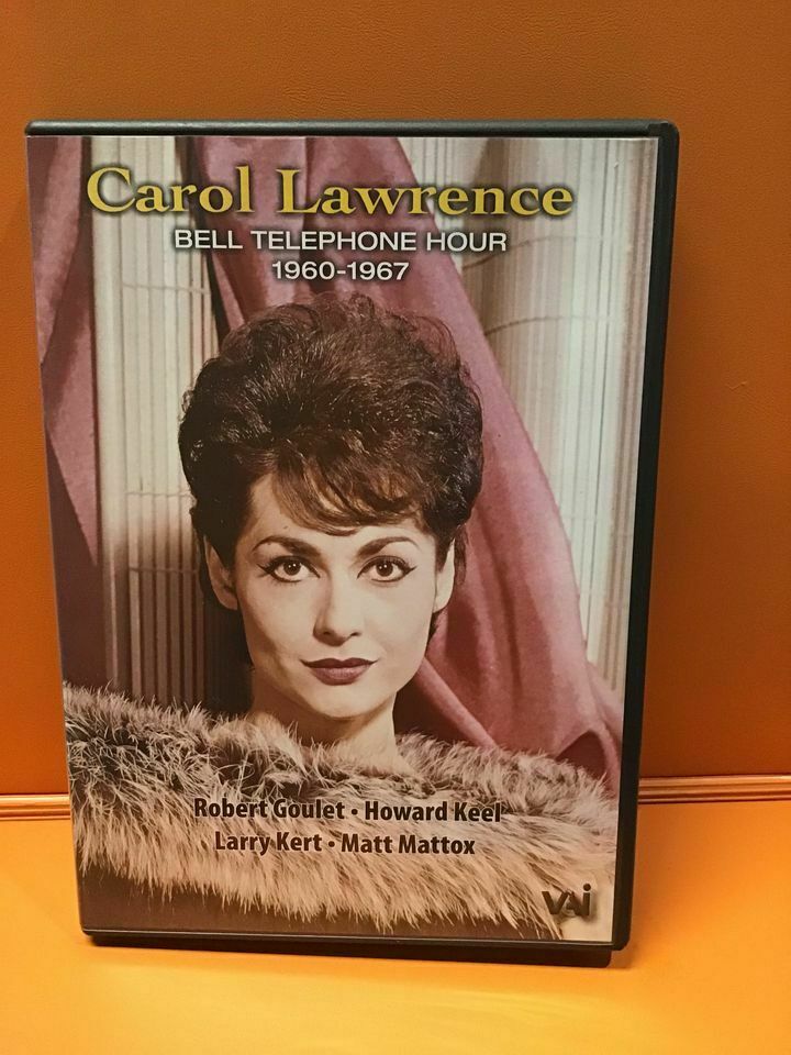 CAROL LAWRENCE: BELL TELEPHONE HOUR 1960-1967 DVD, ROBERT GOULET, KELLY BROWN