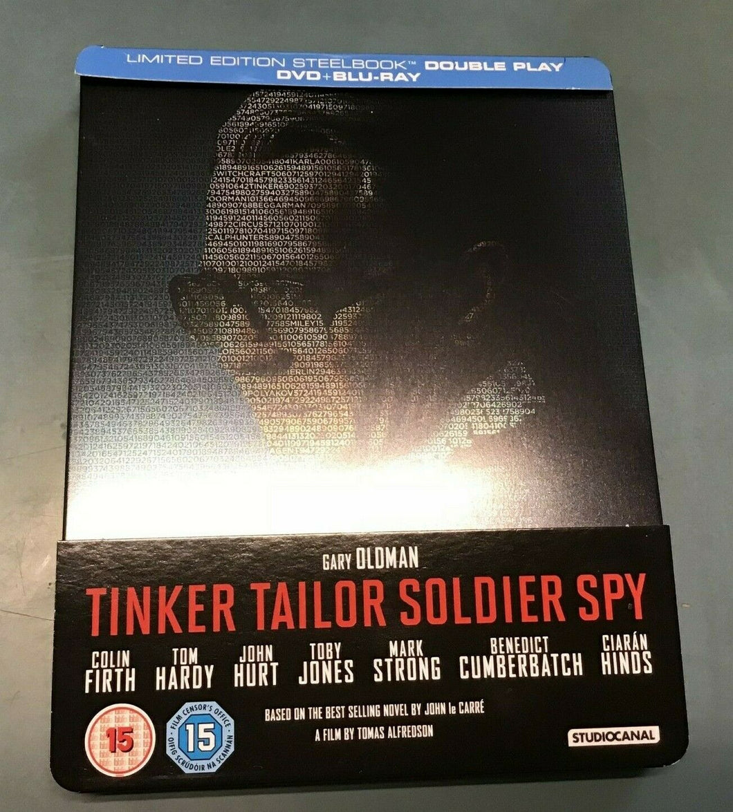 TINKER TAILOR SOLDIER SPY - BLURAY STEELBOOK - UK EDITION ZONE B - USED