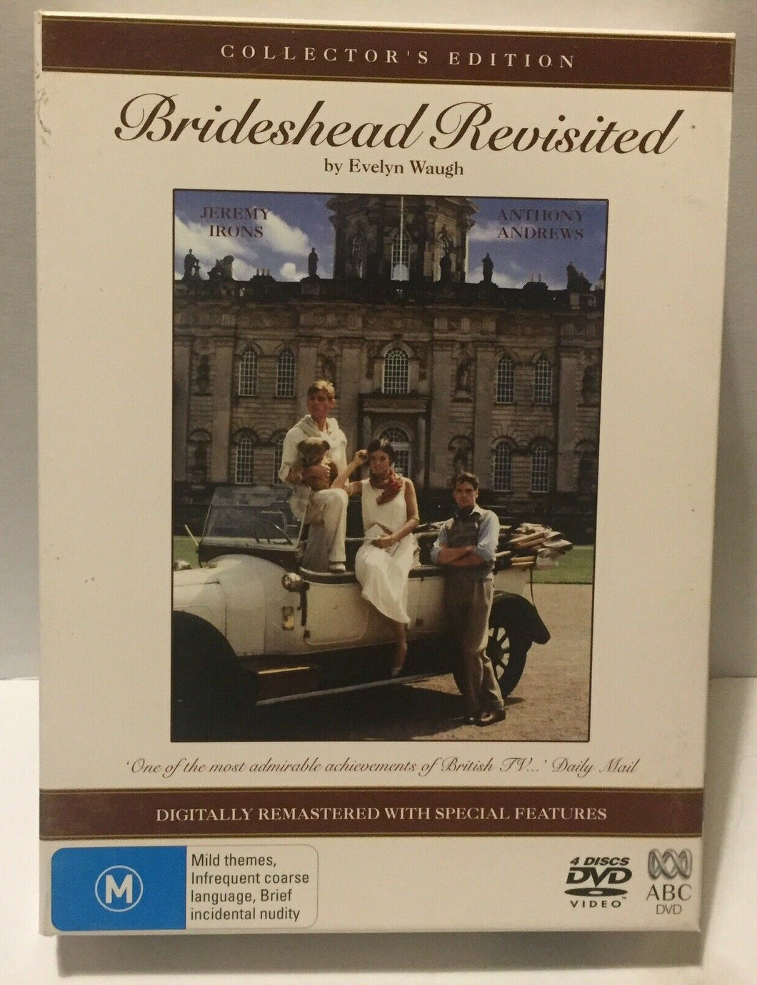 BRIDESHEAD REVISITED - COMPLETE SERIES 4X DVD SET -ANTHONY ANDREWS JEREMY IRONS
